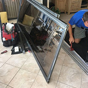 sliding glass door frame repair Leesburg